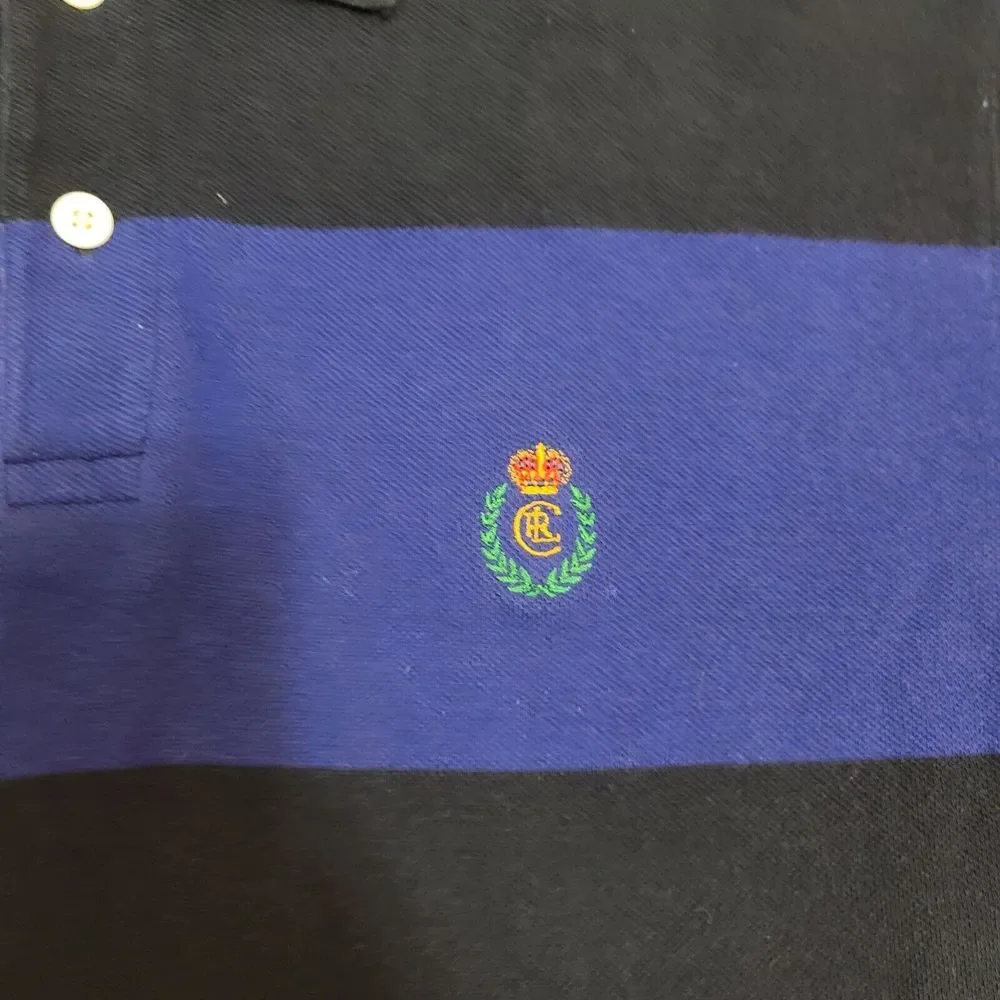 Chaps Ralph‎ Lauren Multicolor Large Stripe Polo Men's Size L